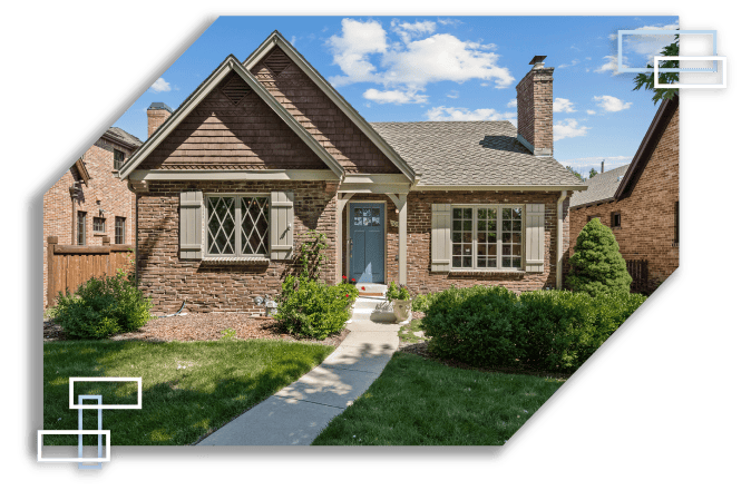 Residential home in suburban Denver neighborhood.